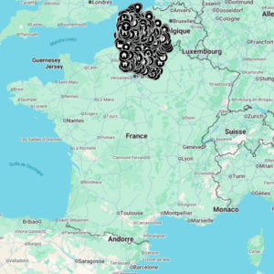 Carte urbex Haut de france