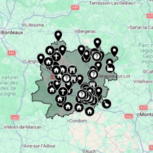 Carte urbex Lot-et-Garonne [47] - Département de France