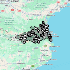 Carte urbex Pyrénées-Orientales [66]