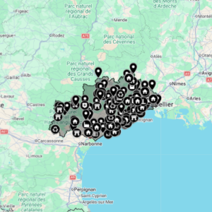 Carte urbex Hérault [34] - Département de France