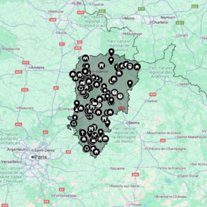 Carte urbex Département Français - Aisne [02]