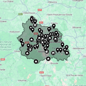 Carte urbex Puy-de-Dôme [63]