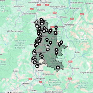 Carte urbex Drôme [26]