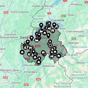 Carte urbex Haute-Savoie [74]