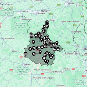 Carte urbex Ardennes [08]