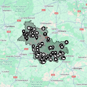 Carte urbex Loir-et-Cher 41