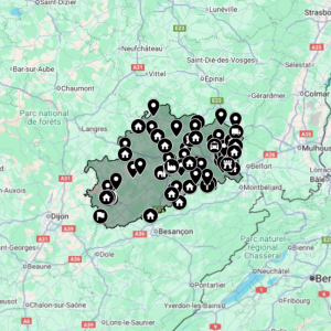 Carte urbex Haute-Saône [70]