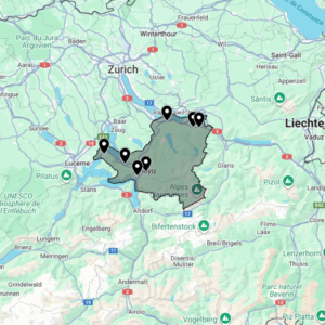carte urbex Schwytz (Canton de Schwyz)