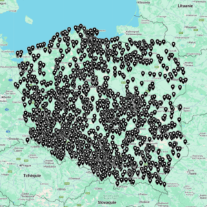 carte urbex pays pologne
