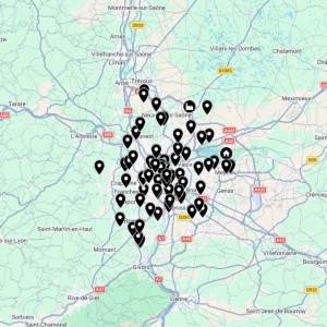 Carte Urbex ville de Lyon - Exploration Urbaine