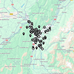 Carte Urbex ville de Grenoble - Exploration Urbaine