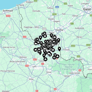 Carte Urbex ville de Lille - Exploration Urbaine