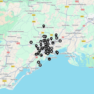 Carte Urbex ville de Montpellier - Exploration Urbaine