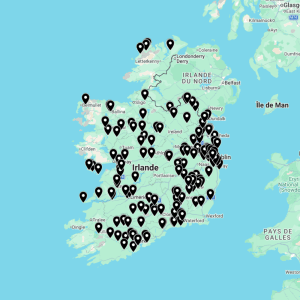 Carte urbex Irlande - Session Urbex