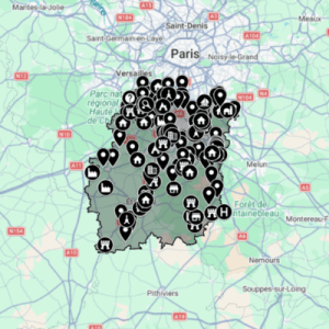 Carte urbex Essonne [91] - Département de France